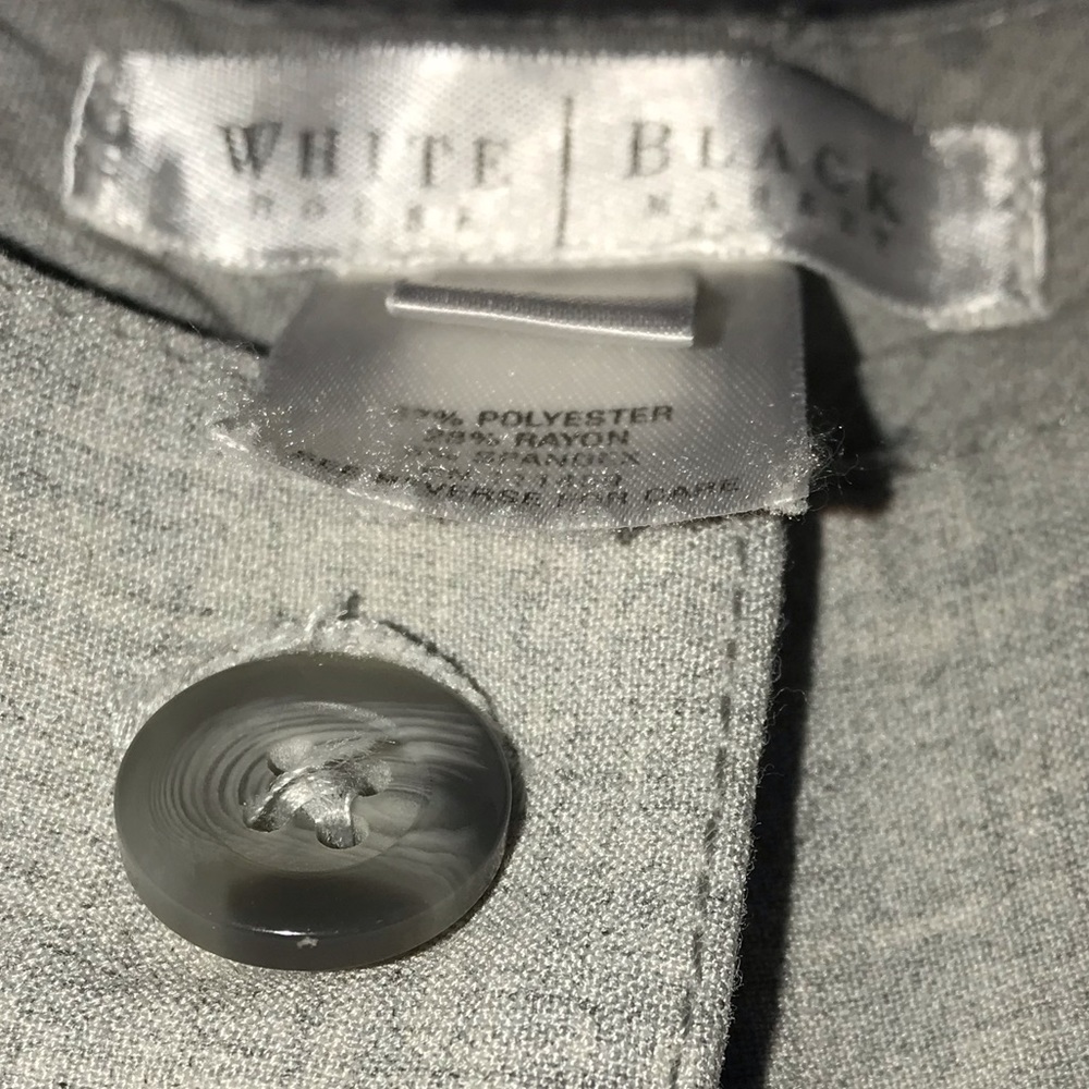 WHBM Light Gray Cropped Pants